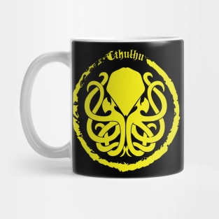 Cthulhu Logo Yellow Mug